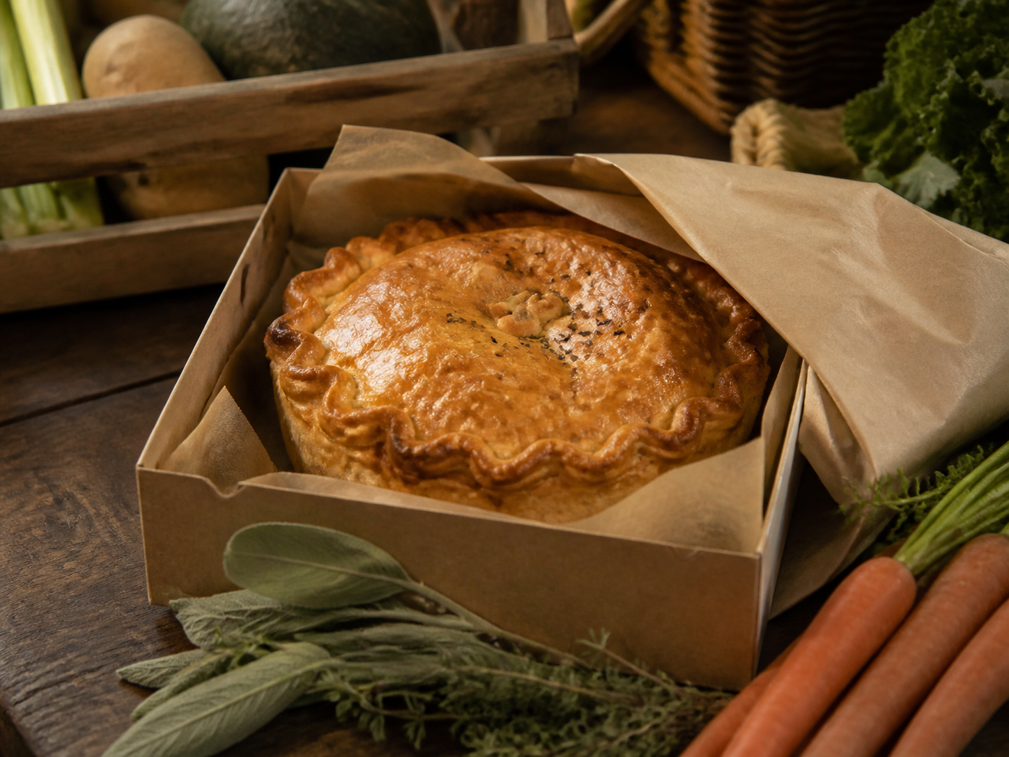 Artisan pie for dinner